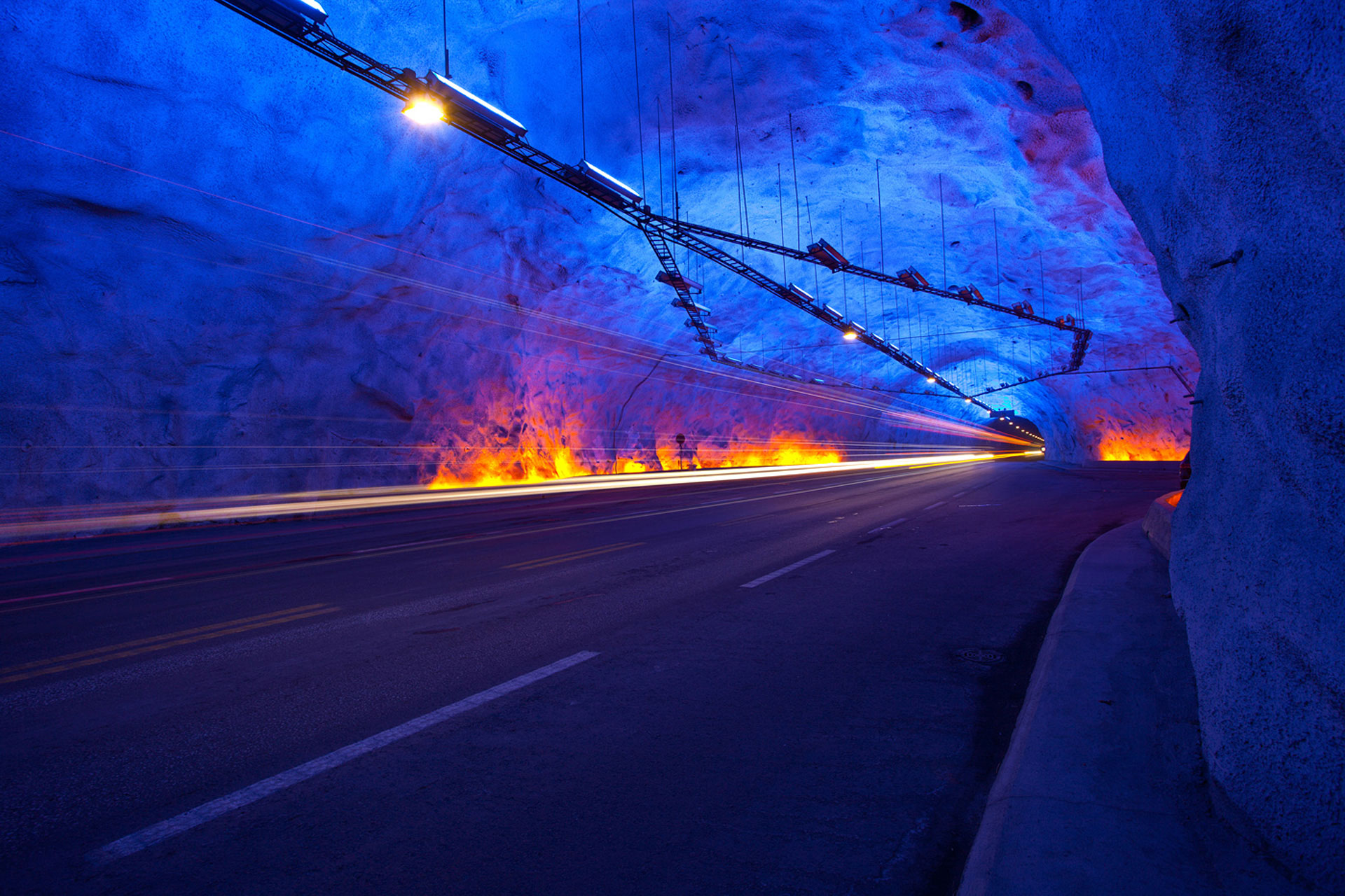 2019, tunnel, laerdal, norvege